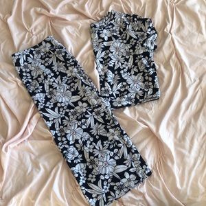 Never worn 2 pcs floral middi dress.